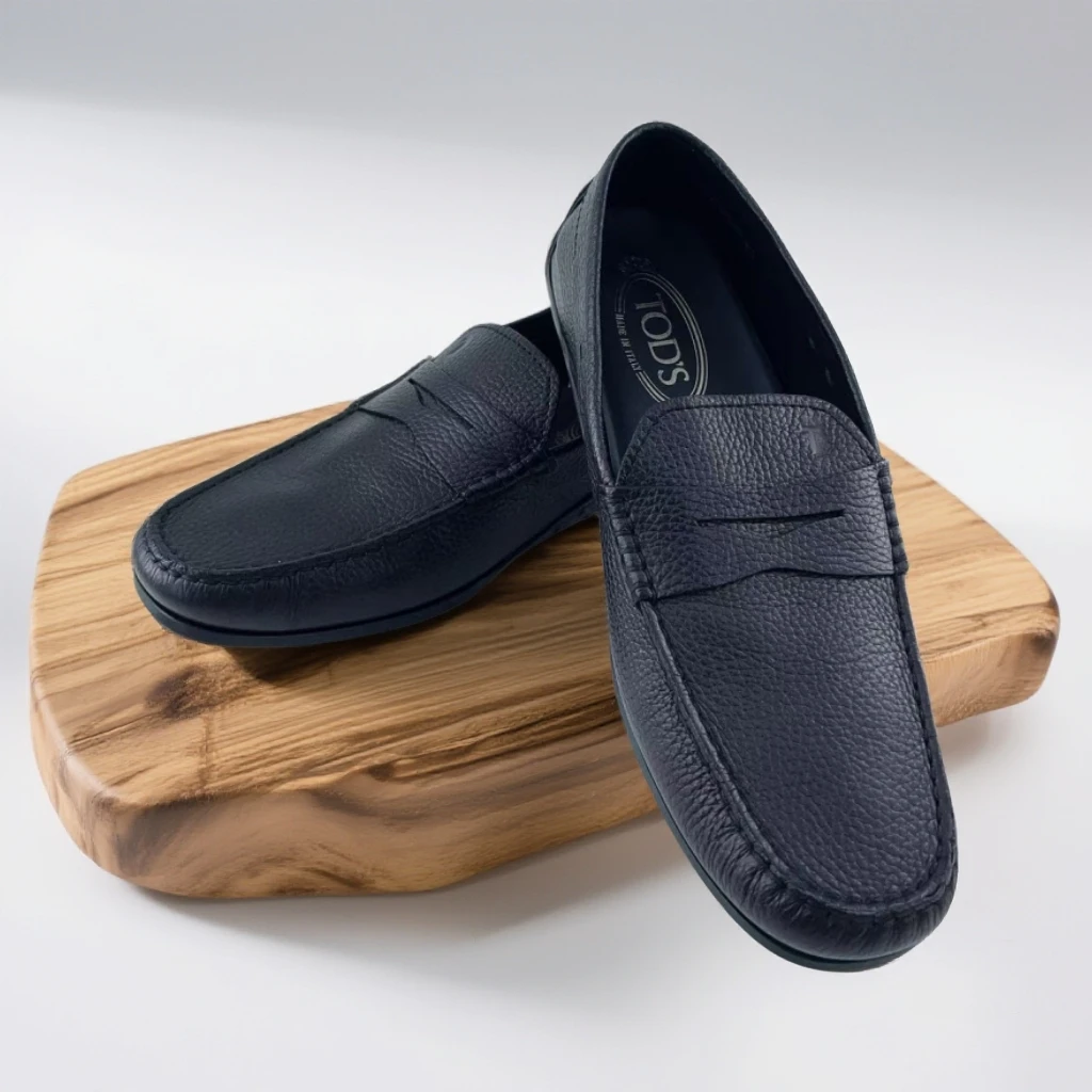 95新 TOD’S/托德斯  黑色皮鞋 1681 4302