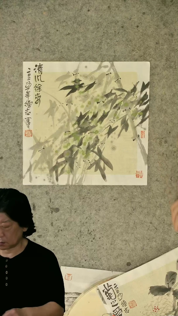 国画温德志老师 禅意小品