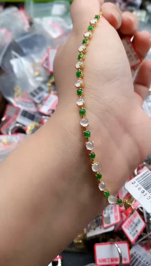 银S925镶嵌戒指翡翠天然A货缅甸翡翠