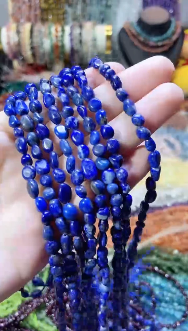 未镶嵌珠宝半成品水晶随行青金