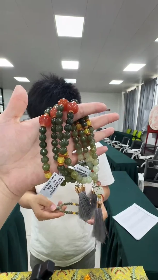 手链未镶嵌和田玉AT3612 约7.5mm多样式发一件