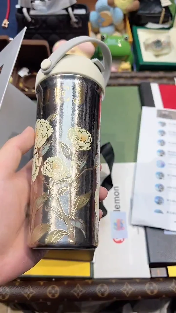 瓷片花间集咖啡杯·山茶花白山茶..