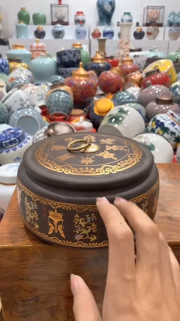 摆件茶叶罐密封罐储存罐