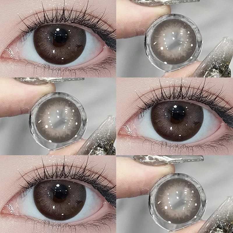 琪瞳清纯恋人白月光美瞳半年抛大小直径水润舒适近视隐形眼镜