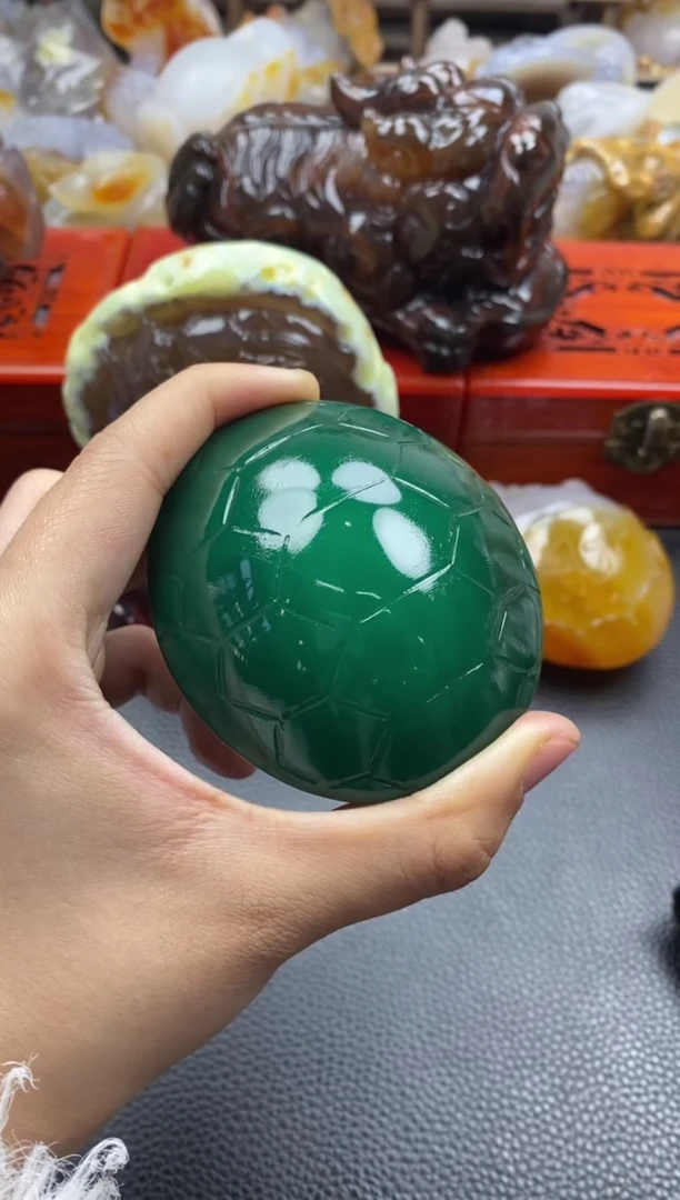 未镶嵌手把石英质玉波*00