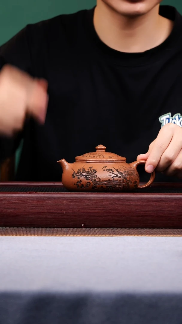 茶壶紫砂宜兴原矿紫砂作品