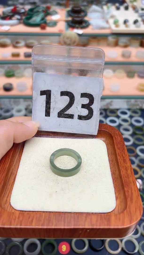 和田玉戒指未镶嵌20号