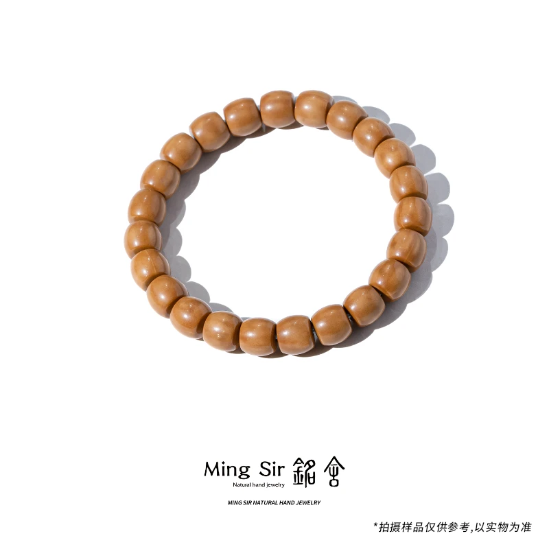 【铭舍 灵魂挚友】经典版猴头核桃直切手串精工弧面微倒角小馒头料