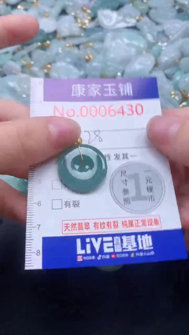 颈饰未镶嵌翡翠6430
