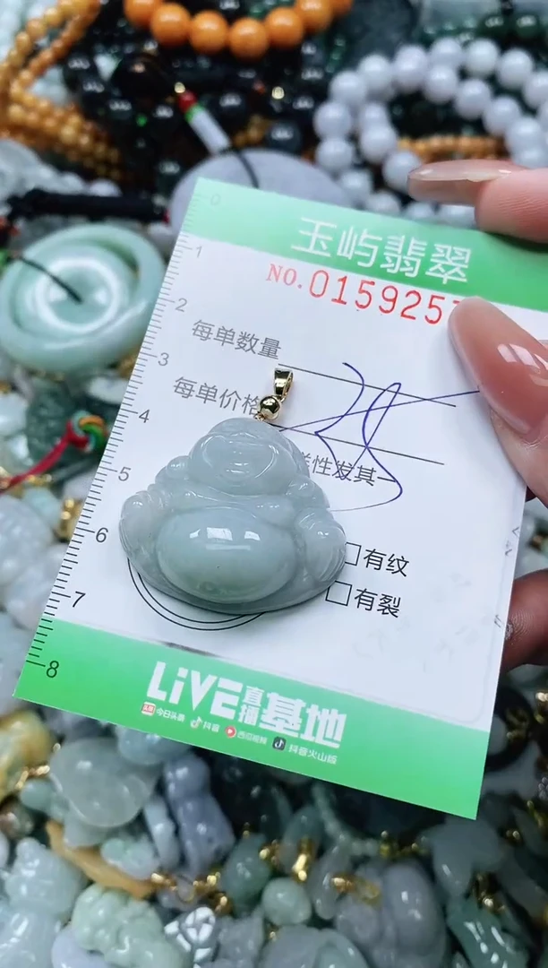 翡翠未镶嵌颈饰闪购0159257多样性发其一
