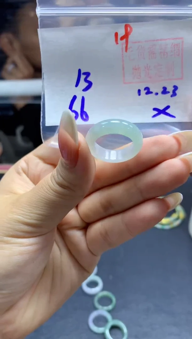 未镶嵌定制翡翠戒圈#66元-毛货需精细抛光