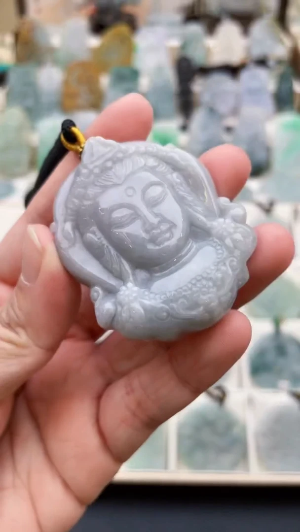颈饰未镶嵌翡翠天然缅甸翡翠A货65