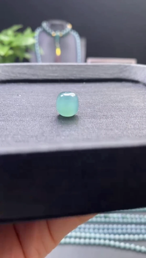 未镶嵌手链翡翠散珠卡10mm左右老型珠