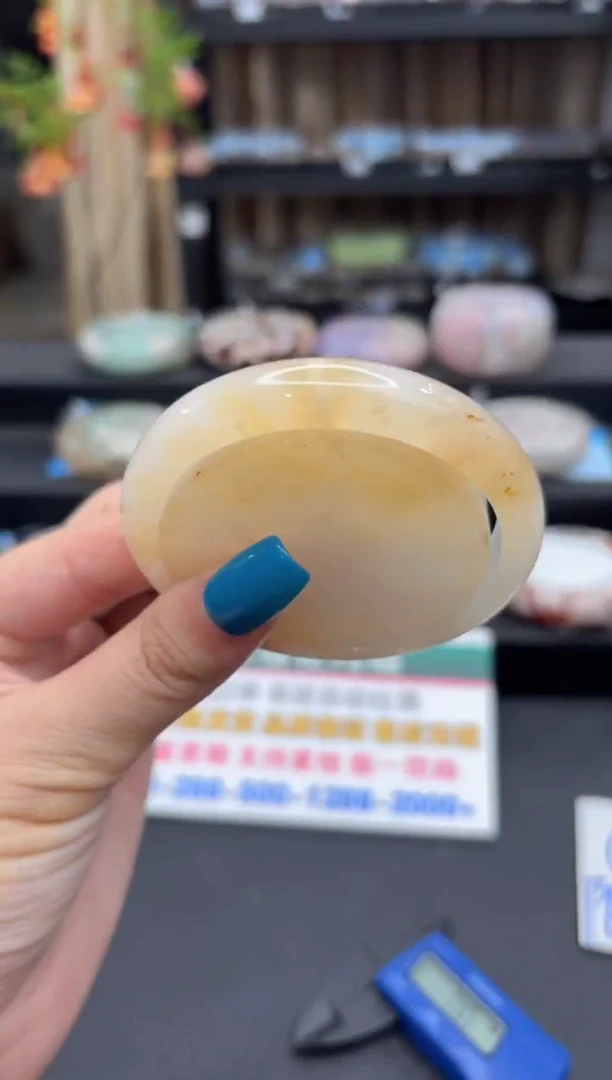 未镶嵌手镯石英质玉22(59圈赠送镯心)