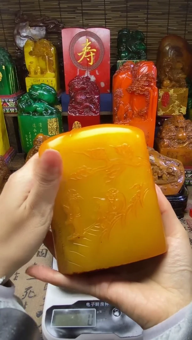 寿山石印石纯天然篆刻石料