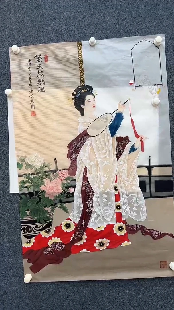 国画9.11-XY-冯高翔-四尺丝绢-B058