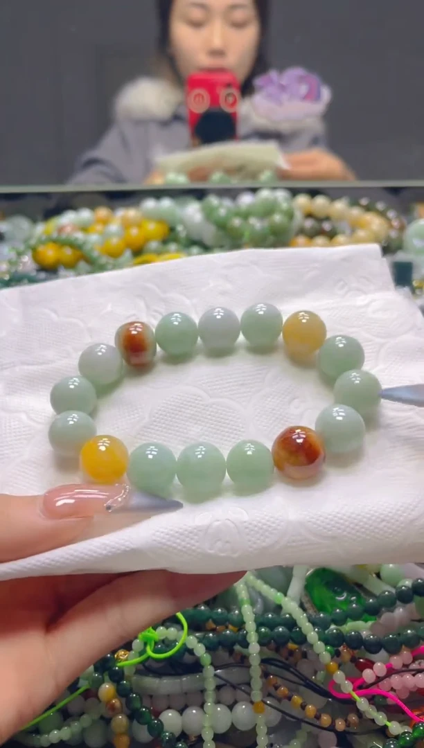 颈饰未镶嵌翡翠13MM