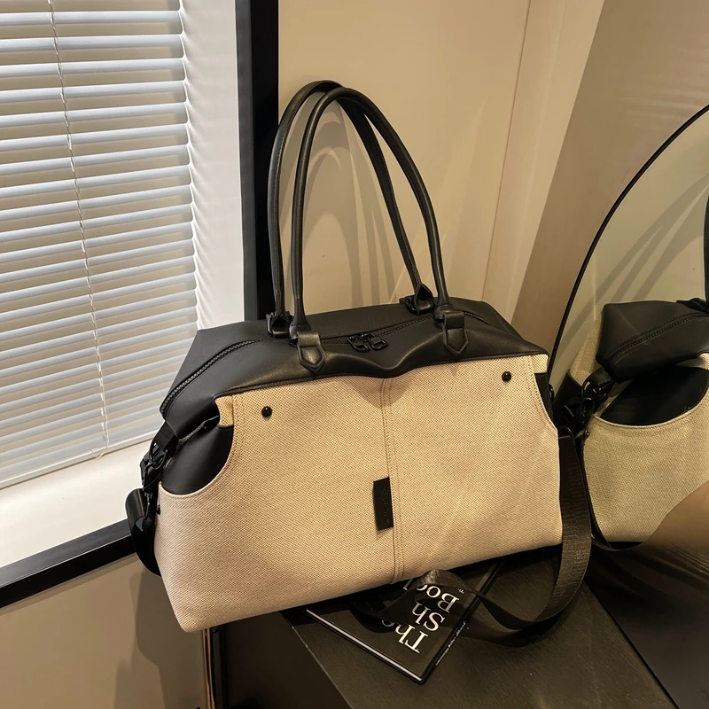 短途旅行包女外出时尚手提出差行李包大容量收纳旅游包行李袋