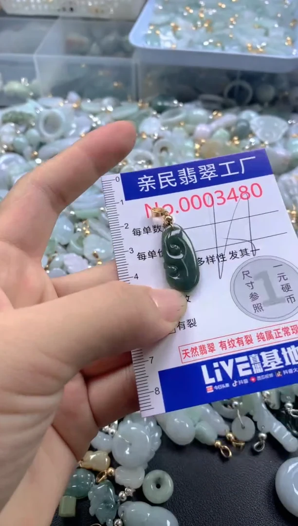 颈饰未镶嵌翡翠3480