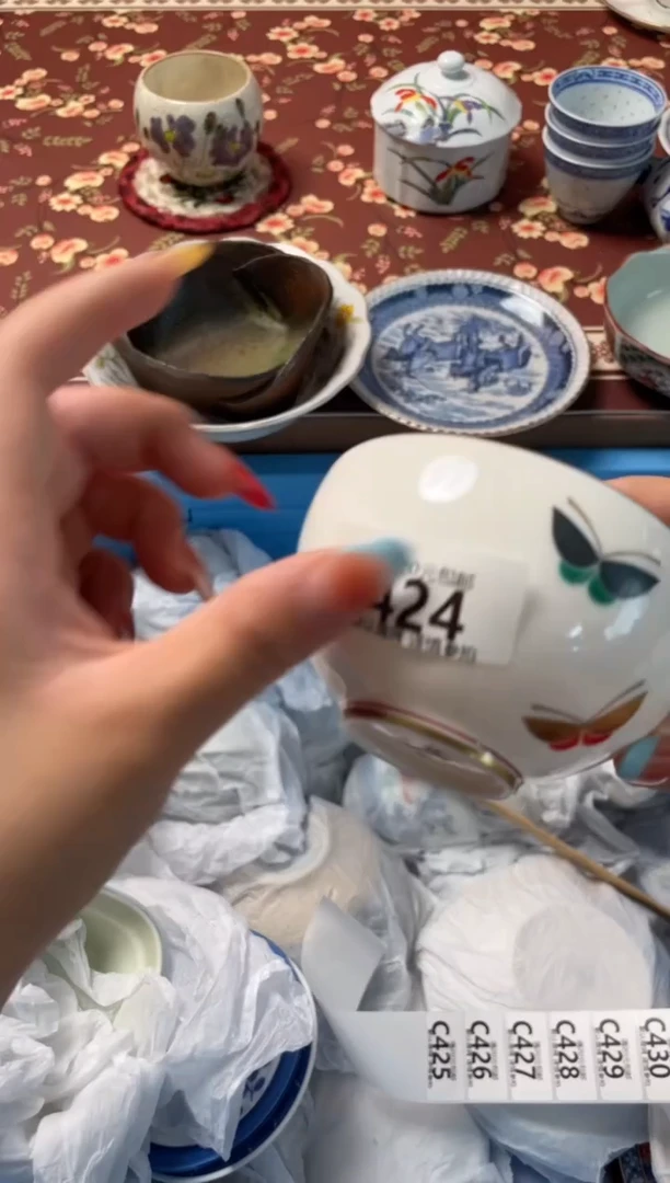 瓷片@***窝瓷器瓷器C424