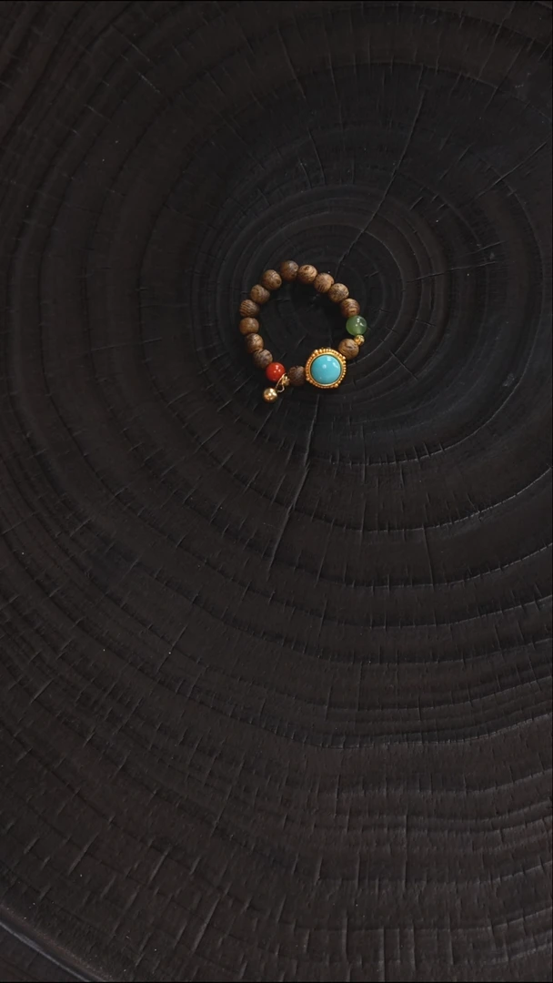 未镶嵌绿松石戒指11