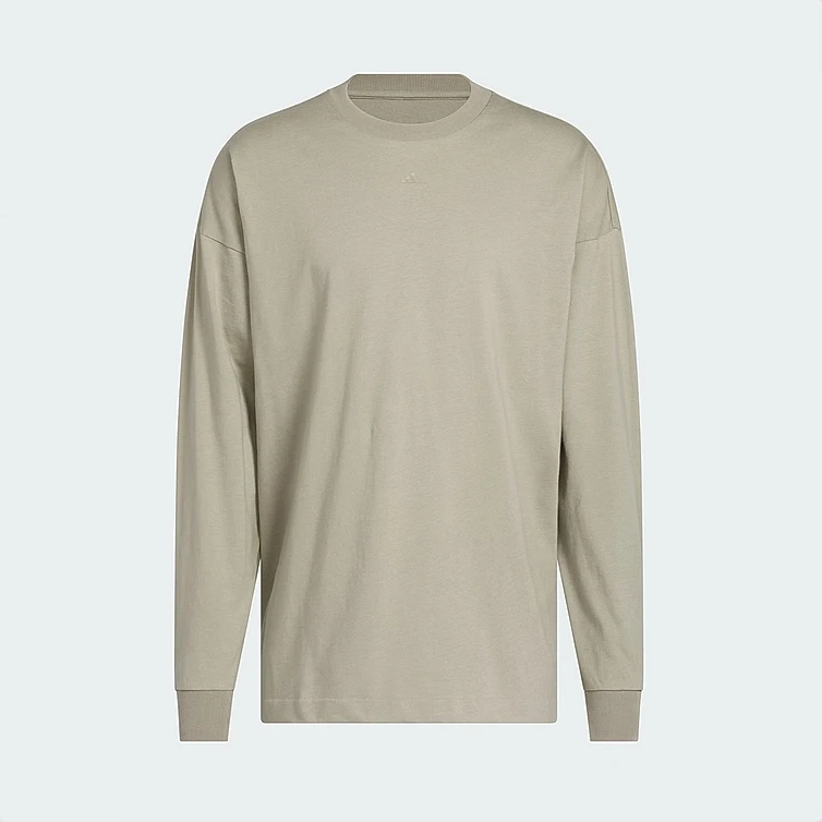 adidas阿迪达斯2025中性ADI BB LS TEE针织无领长T恤JD6130