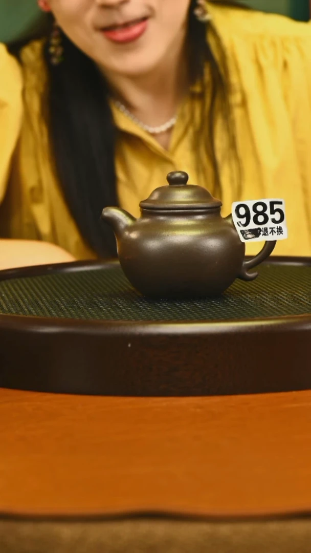 茶壶紫砂985宜兴原矿紫砂大哼莲子