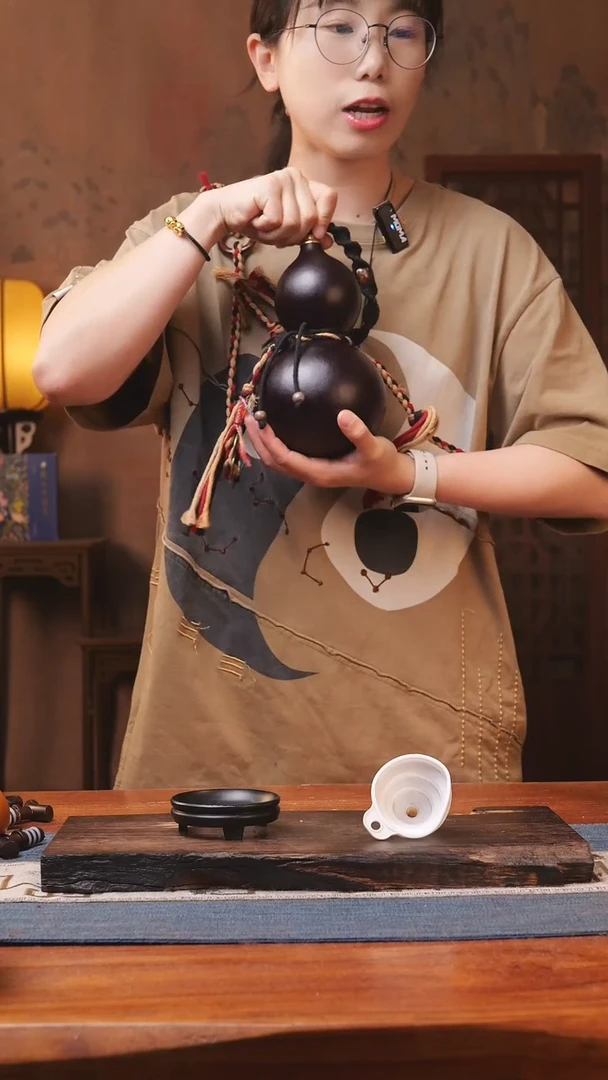 1409号精品大漆葫芦防腐防渗装水茶酒