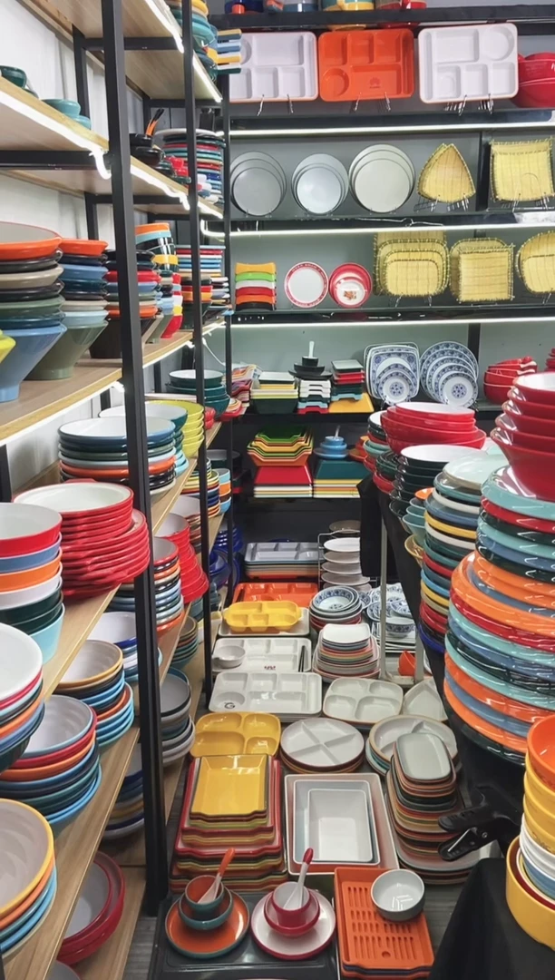 密胺飞姐的链接舌尖鱼盘12个