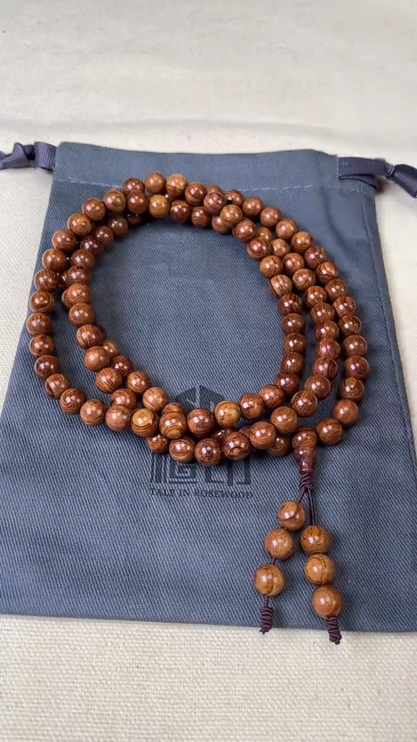 黄花梨/降香黄檀手串/手链黄花梨  0.8x108