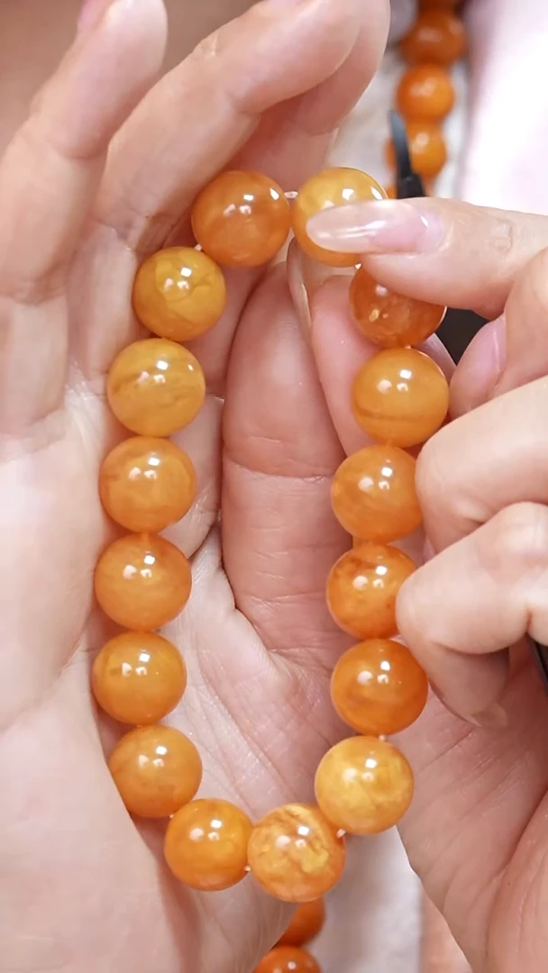 蜜蜡颈饰未镶嵌7863天然蜜蜡珠宝奇石云端妖孽全部保真