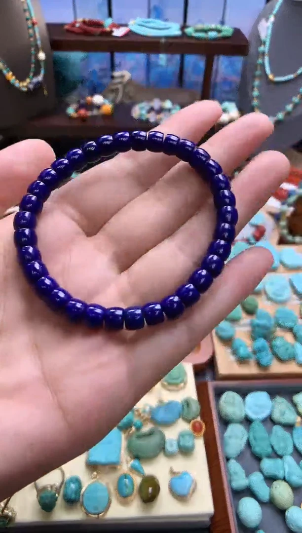 未镶嵌青金石手链青金石直切手串