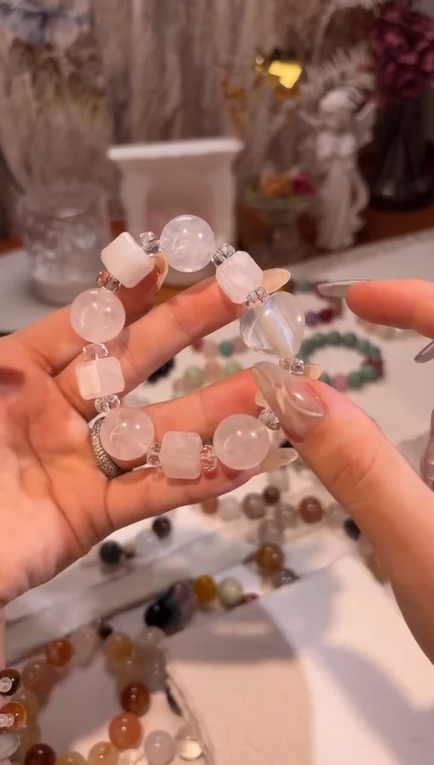 未镶嵌手串水晶天然水晶手串多样性发其一