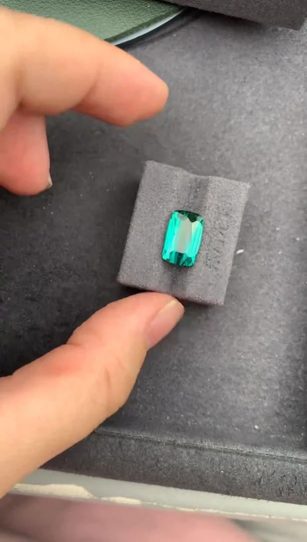 未镶嵌珠宝半成品碧玺5.1ct拉贡 定制 GE
