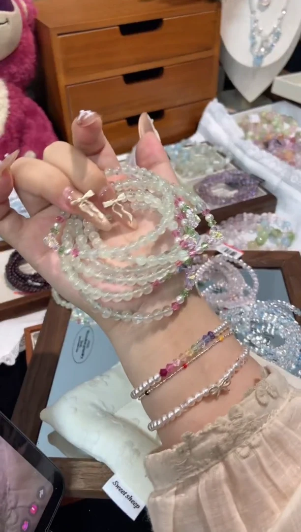 未镶嵌手串水晶孤品捡漏均匀瑕疵介意勿拍