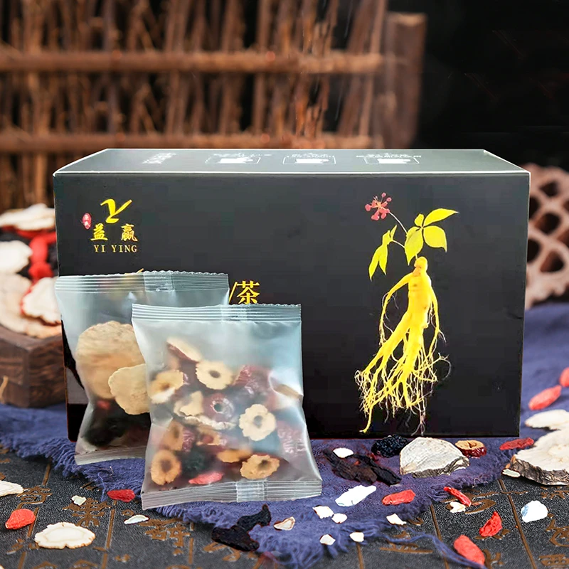 【益元甄选】红枣牡蛎枸杞子黄精玛咖桑葚人参五宝茶独立包装150克