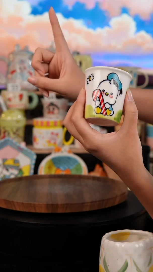 陶瓷双饮款景德镇手工陶瓷