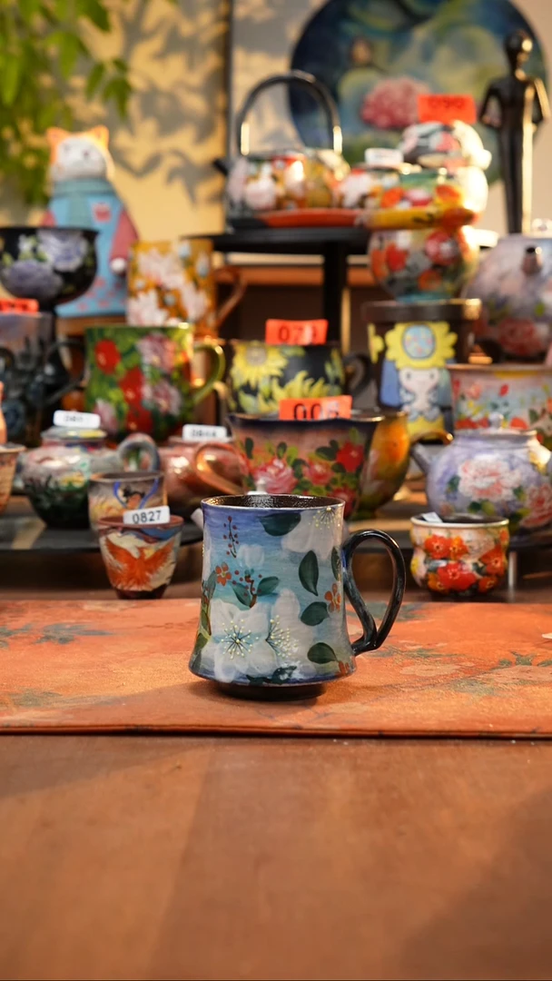 瓷片景德镇手工手绘907