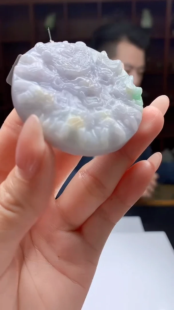 【闪购商品】定制翡翠未镶嵌8046jj-毛货挂件13