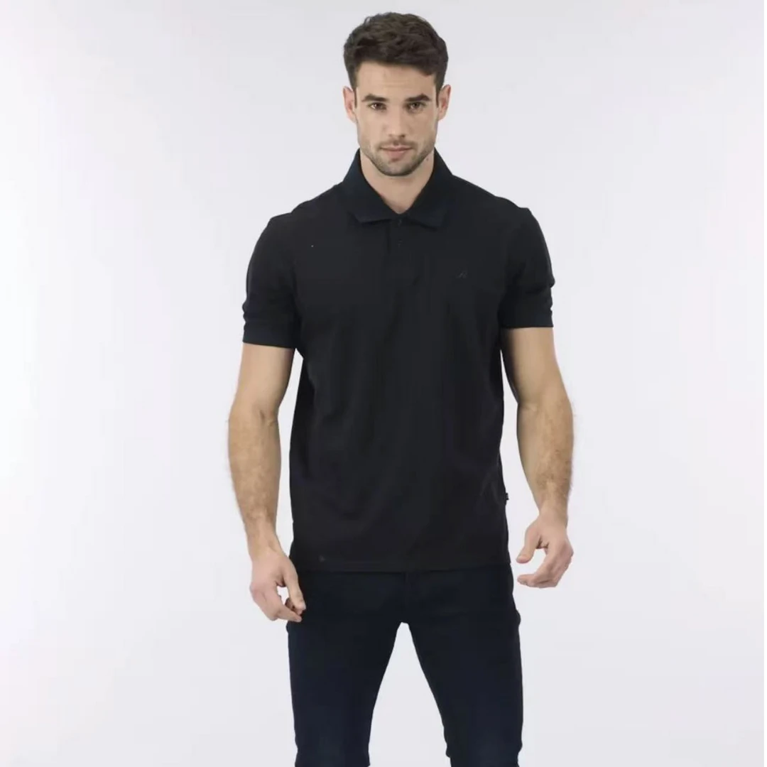 帆船男士夏季驻地网眼运动休闲刺绣翻领短袖polo衫