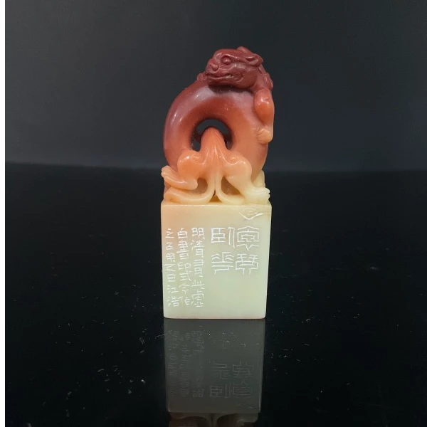 篆刻朱江浩X54312抱琴卧花
