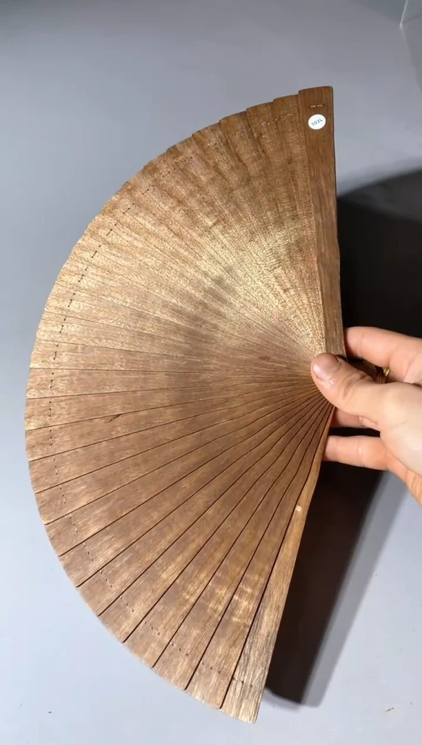 金丝楠103号21cm金丝楠木小叶桢楠扇子