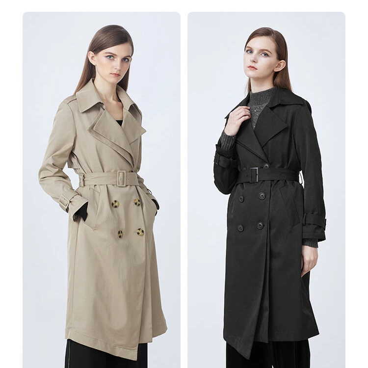 MAOKAI女装时尚显瘦高级感风衣M21381802