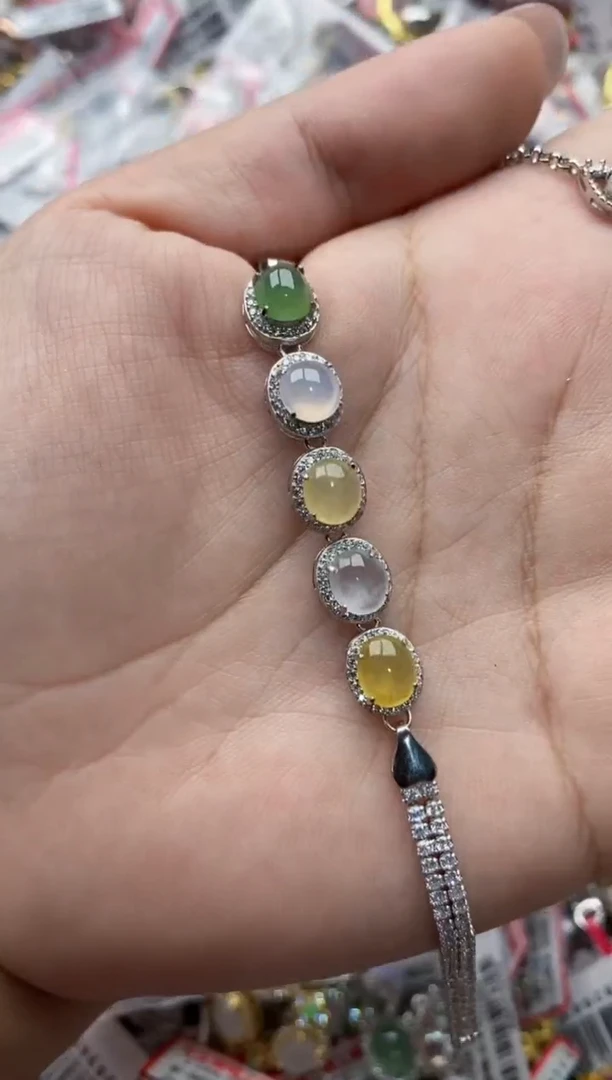 【闪购商品】翡翠戒指银S925镶嵌111111---5