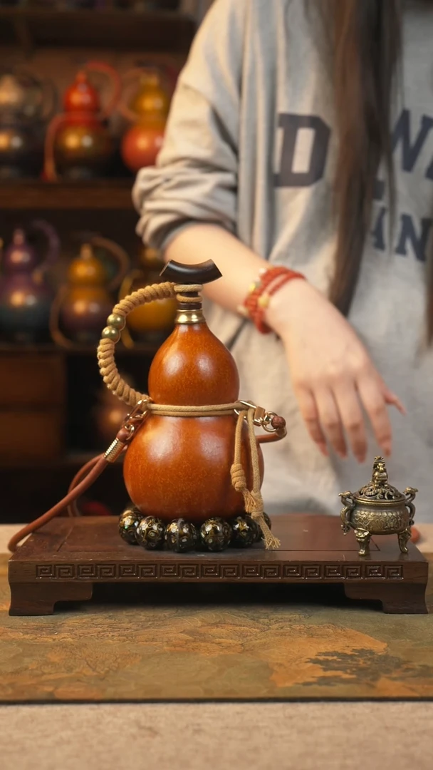 285大漆一物一拍记葫堂出品[不带手串】