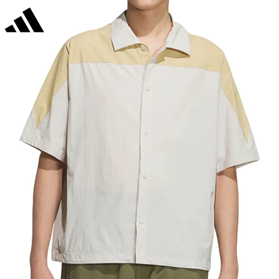 【滔搏联动】adidas阿迪达斯2025男子TH LW SHIRT短袖衬衫JZ8405