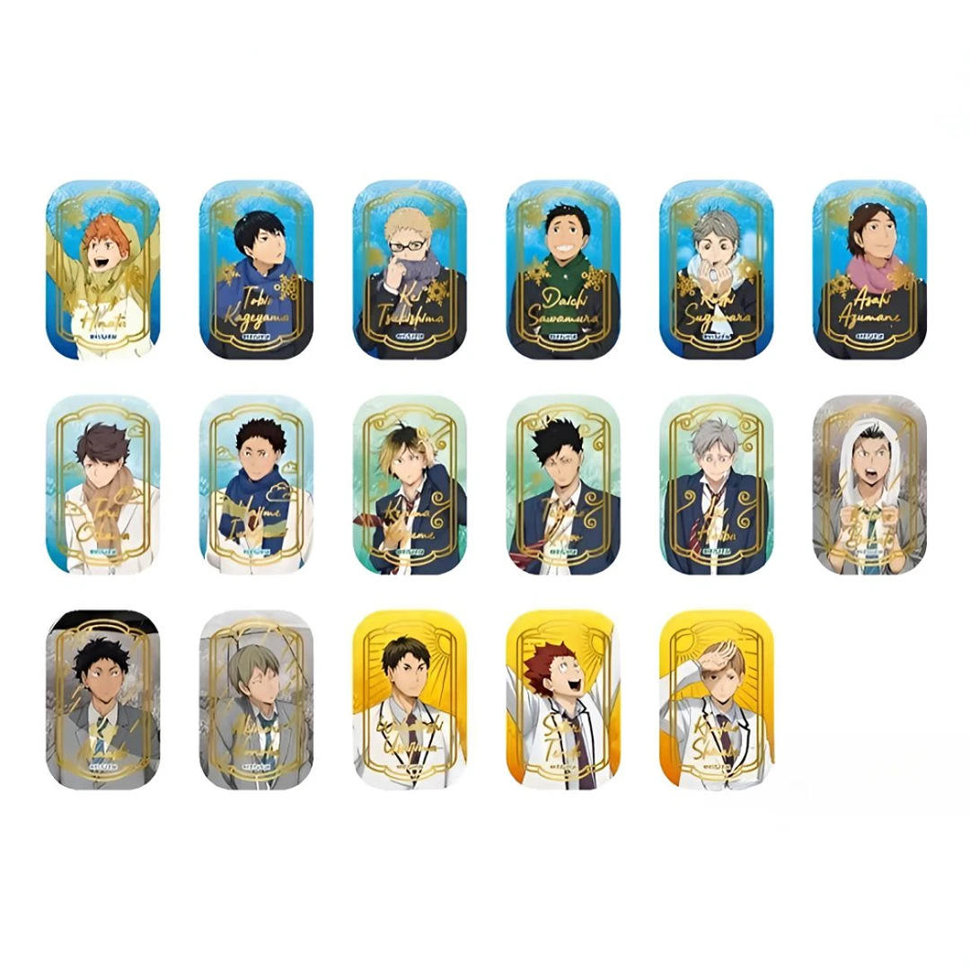 排球少年天气方吧唧 代餐制品 天气方转盘&平拆&单领 扎包专用