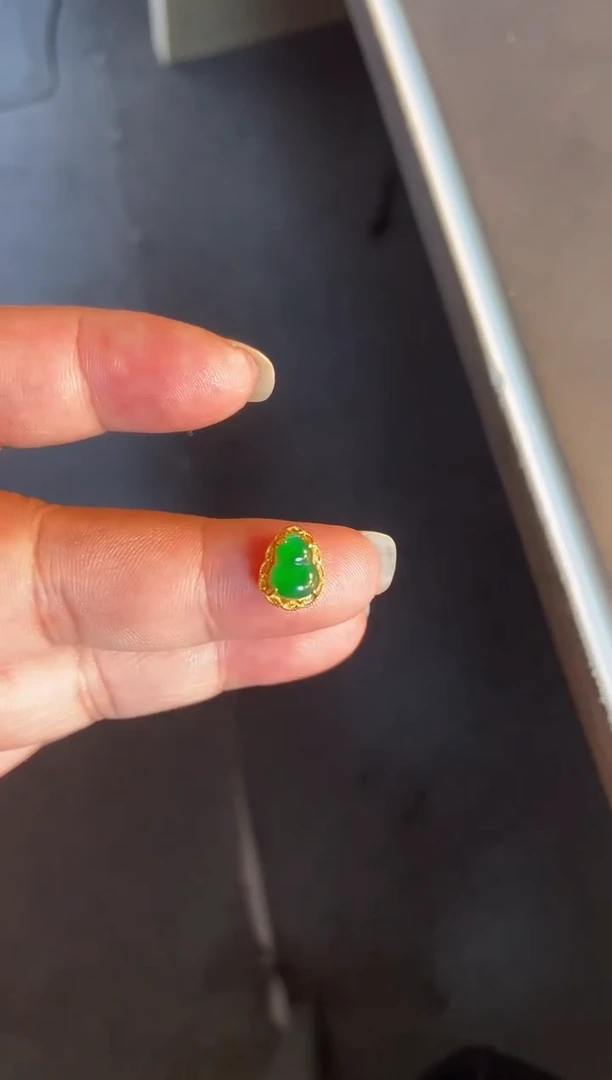 吊坠(不含链)银S925镶嵌翡翠1