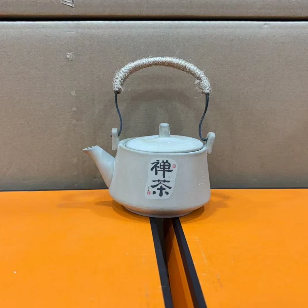 粗陶禅茶小提茶壶