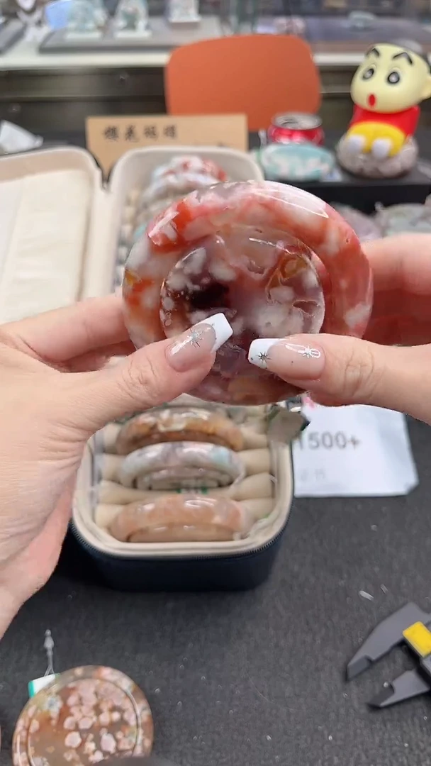 未镶嵌手镯石英质玉尘*丷圈口（赠品镯心）